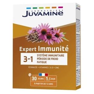 Juvamine Expert Immunity 3 en 1, 30 comprimidos