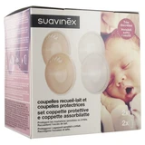 Suavinex Coupelles Recueil-Lait et Coupelles Protectrices 6 Pièces
