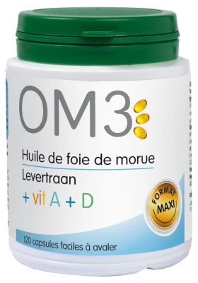 OM3-levertraan, 120 capsules