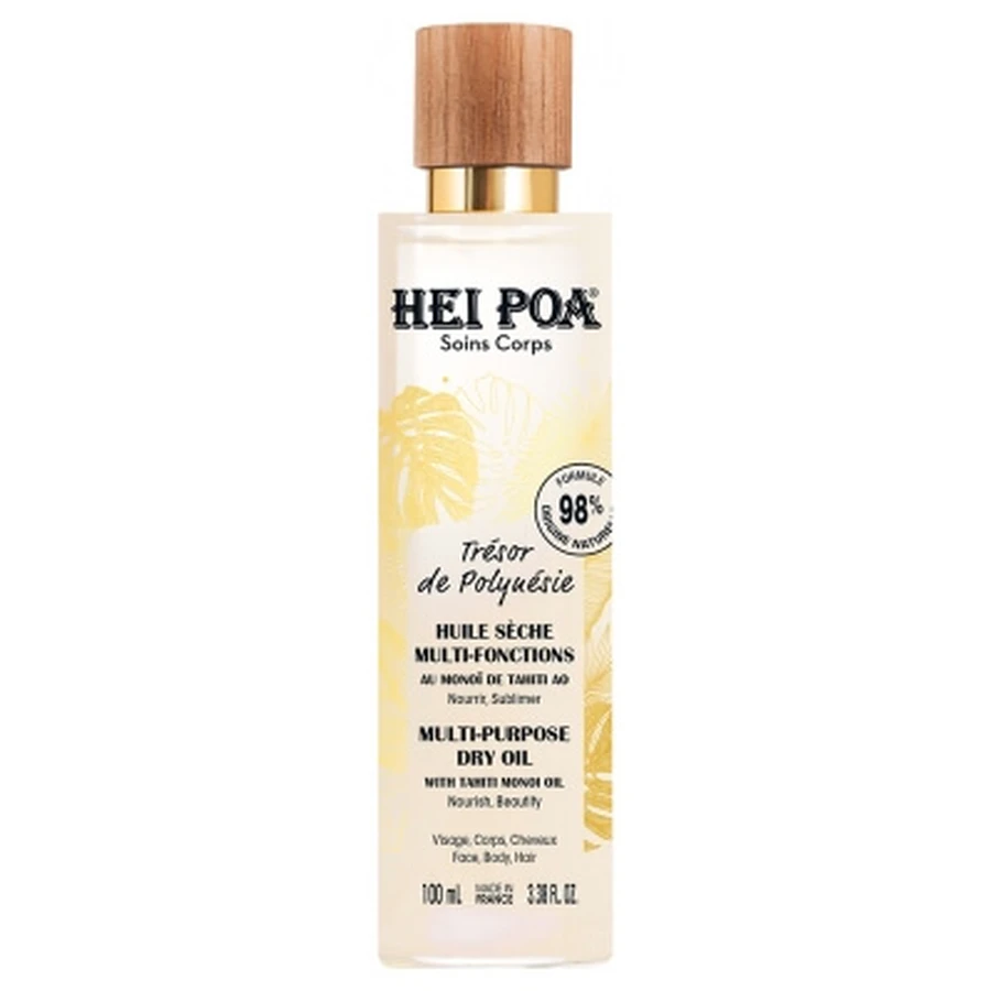 Hei Poa Body Care «Trésor de Polynésie», aceite seco multiusos, 100 ml