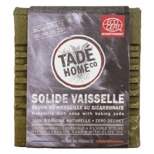 Sapone solido per piatti Tadé Home: sapone di Marsiglia con bicarbonato di sodio, 250 g
