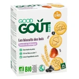 Good Goût biologische koekjes met zwarte bessen en kastanjes uit het bos, vanaf 12 maanden, 80 g