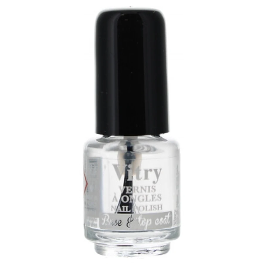 Base y capa final para esmalte de uñas Vitry, 4 ml