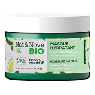 Nat&Nove Bio NAT&NOVE BIO Gecertificeerd biologisch hydraterend masker voor normaal tot droog haar, 300 ml