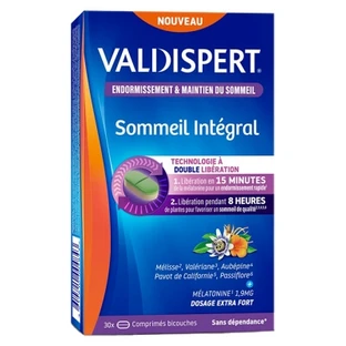 Valdispert Sommeil Intégral 30 zweischichtige Tabletten