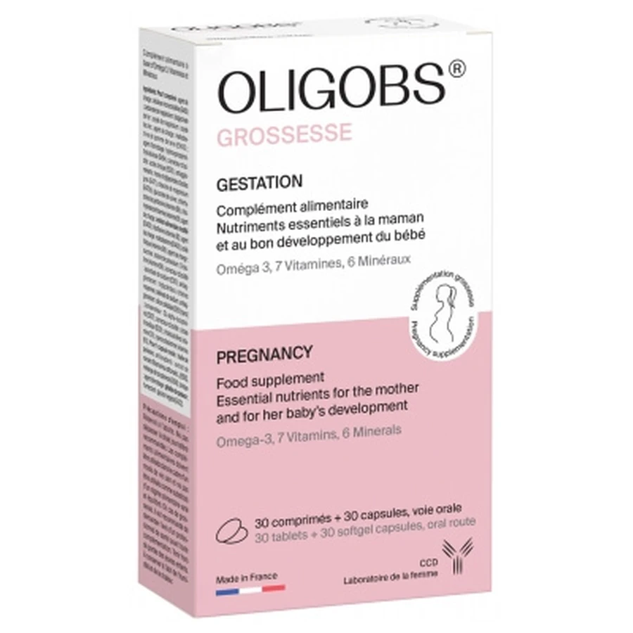 CCD Oligobs Fórmula para el embarazo, 30 comprimidos + 30 cápsulas