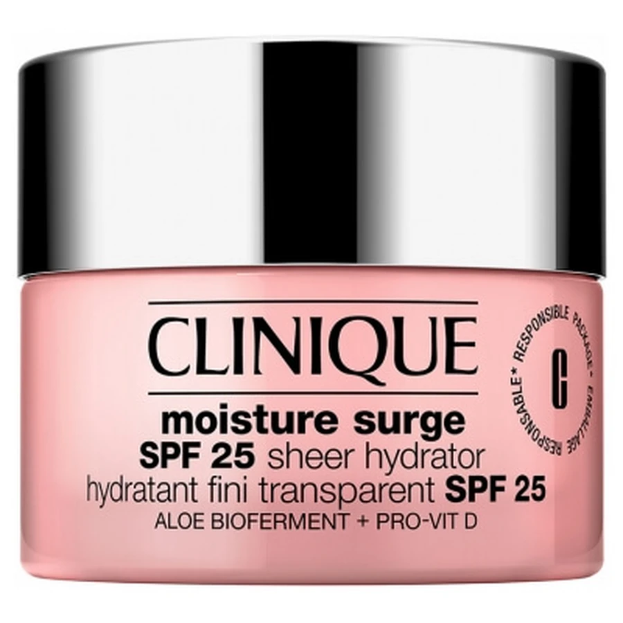 Clinique Moisture Surge Cremă hidratantă cu finisaj transparent SPF 25, 30 ml