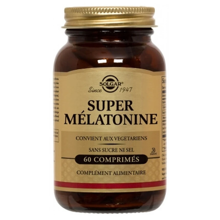 Solgar Super Melatonina, 60 comprimidos