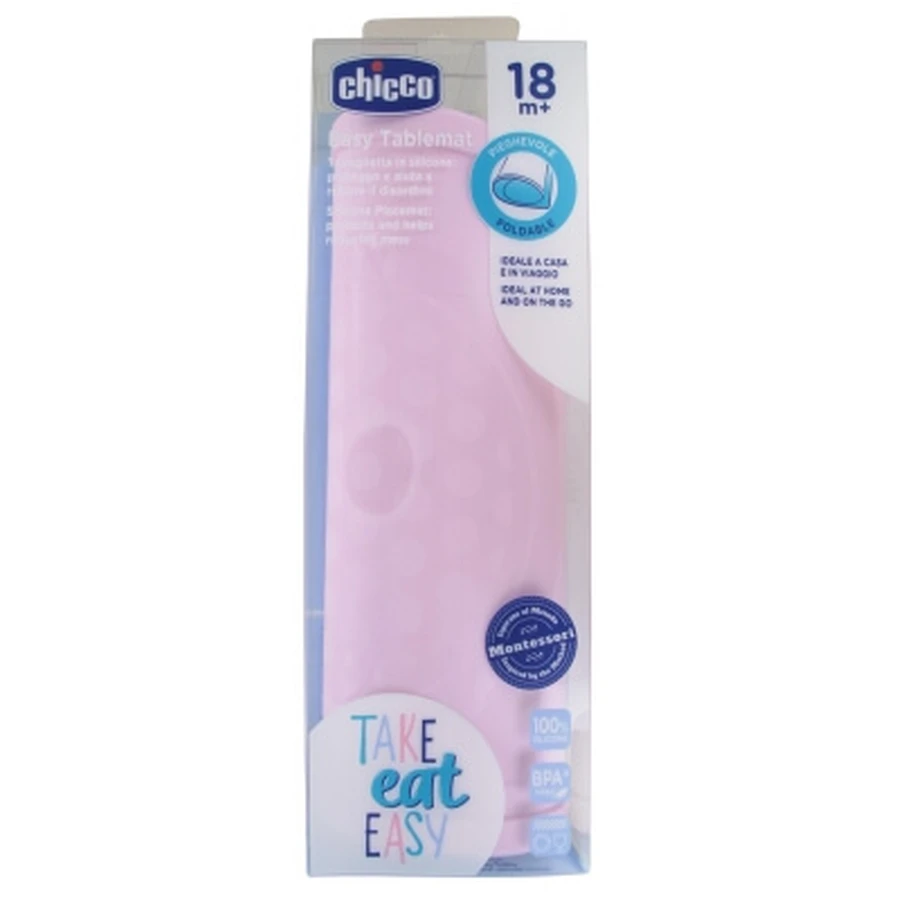 Set de masă din silicon Chicco pentru copii de 18 luni și peste