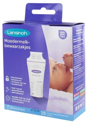 Lansinoh 25 opbergzakjes voor moedermelk