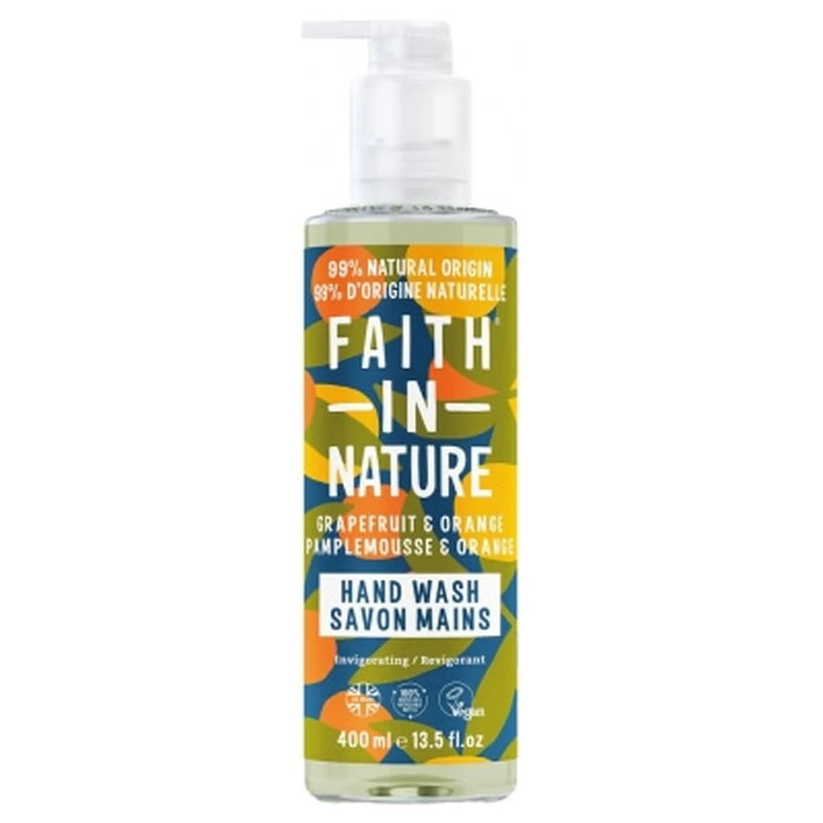 Faith In Nature Grapefruit and Orange Hand Soap, 400 ml