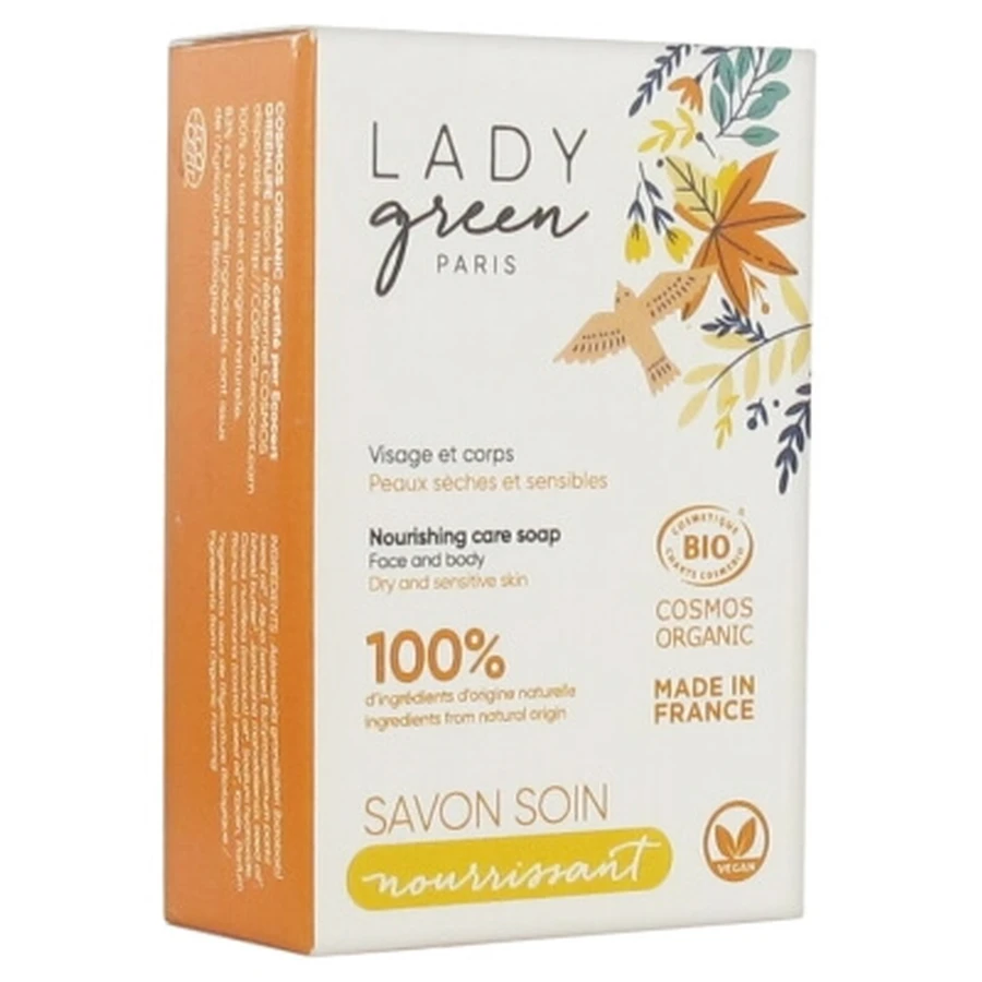 Jabón corporal nutritivo ecológico Lady Green, 100 g