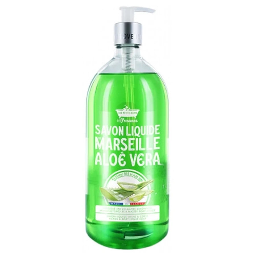 Mydło „Les Petits Bains de Provence Marseille” z aloesem, 1 l: ceny i cechy