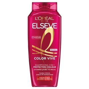 L'Oréal Paris Elseve Color Vive 2-in-1 shampoo voor bescherming van de haarkleur, 250 ml