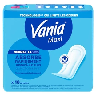 Vania Maxi Comfort Regular, 18 compresas