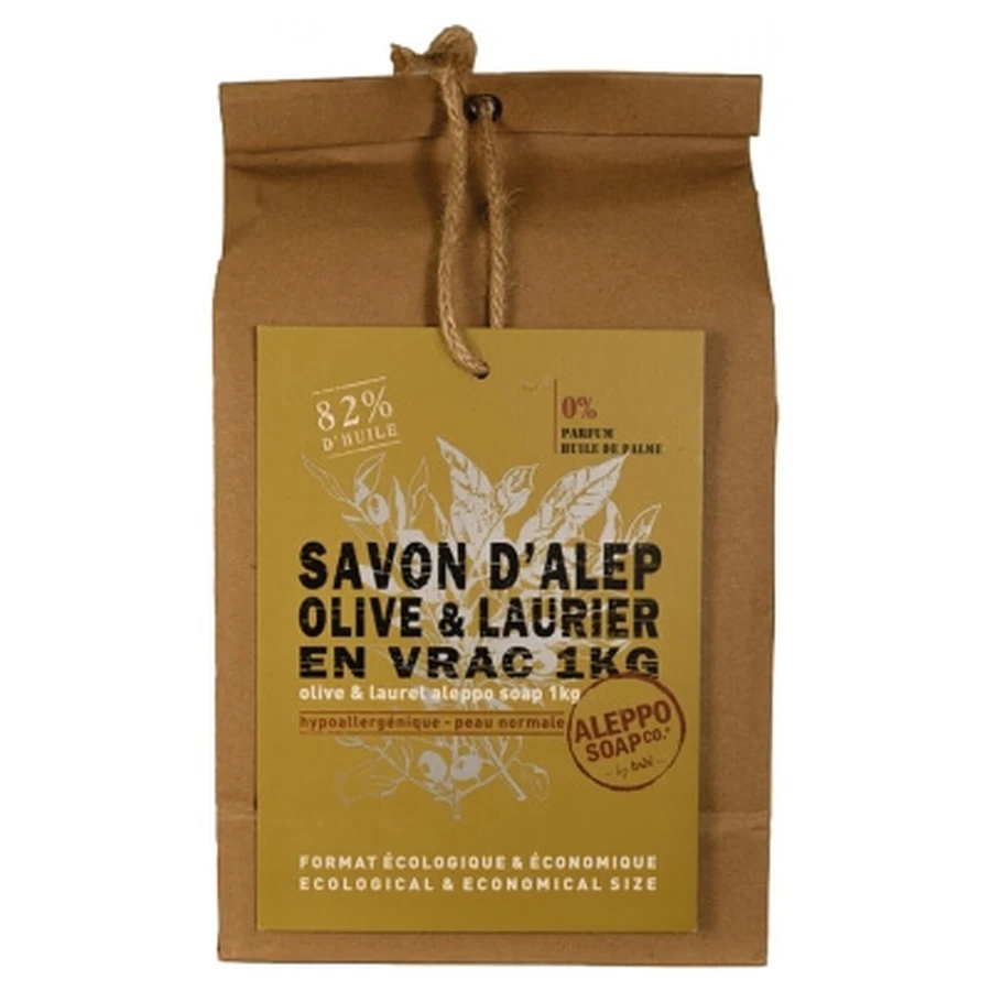 Tadé Aleppo-zeep met olijf en laurier, los, 1 kg