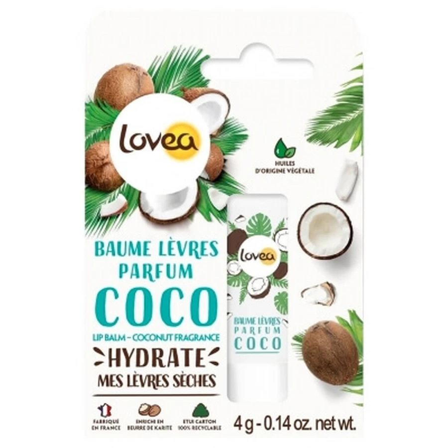 Balsamo per le labbra Lovea al profumo di cocco 4 g