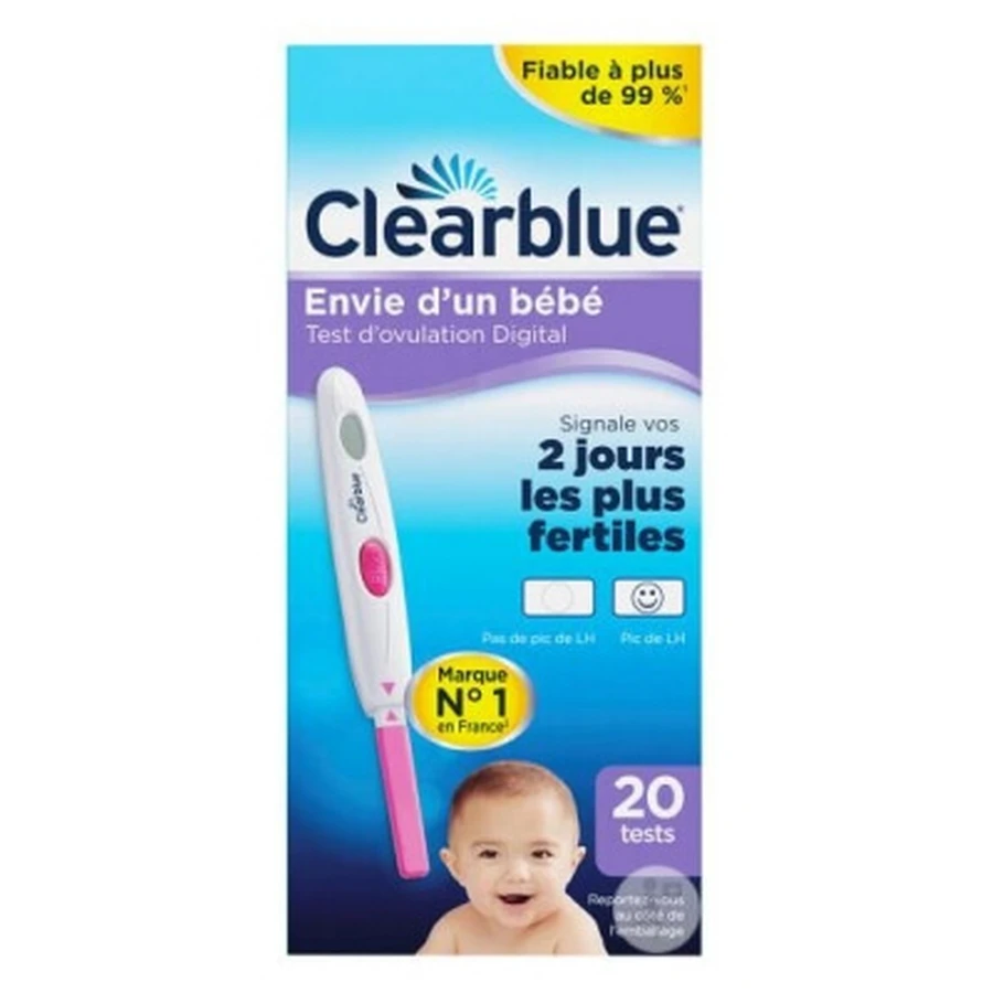 Clearblue digitale ovulatietest (2 dagen), 20 stuks