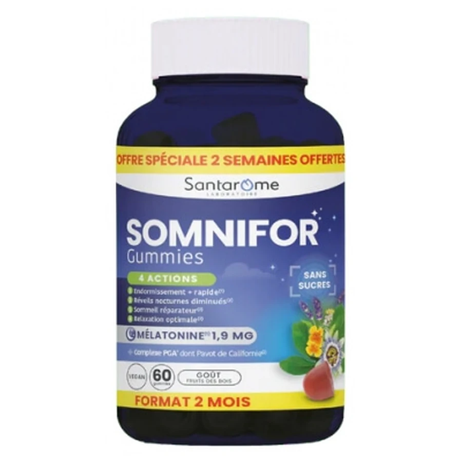 Santarome Somnifor 60 Gummibärchen