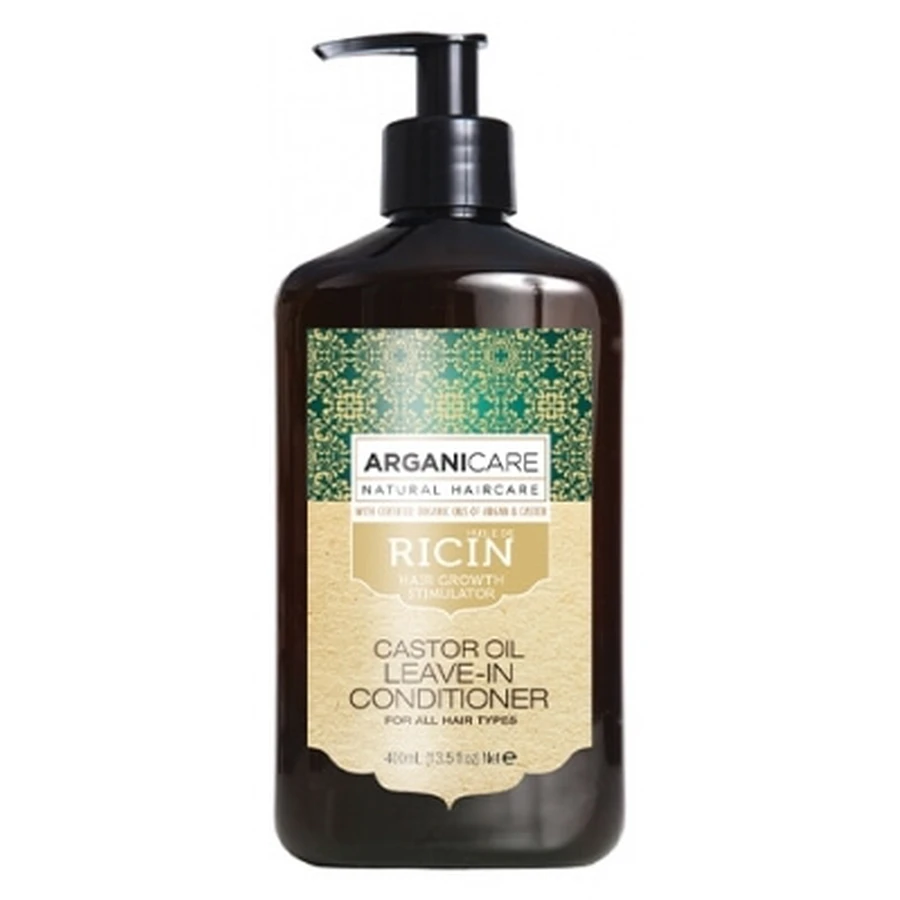 Arganicare met vitamines verrijkte ricinusolie beschermende leave-in-behandeling