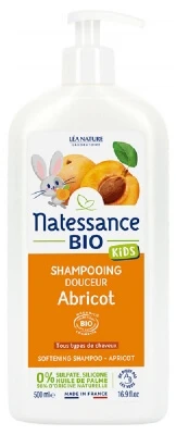 Natessance Kids Ultra-zachte biologische abrikozenshampoo 500 ml