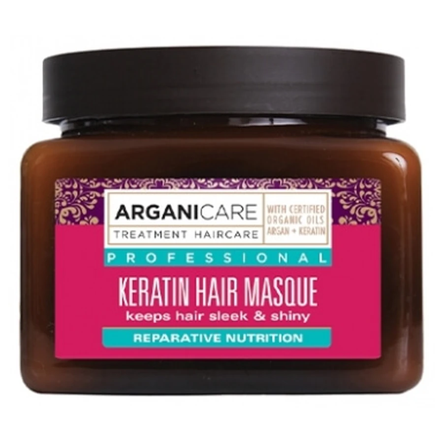 Maschera riparatrice nutriente alla cheratina Arganicare