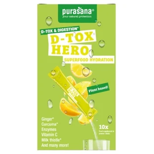 Purasana Superfood Hydration D-Tox Hero 10 staafjes