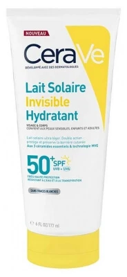 CeraVe Onzichtbare hydraterende zonnebrandlotion SPF 50+ 177 ml
