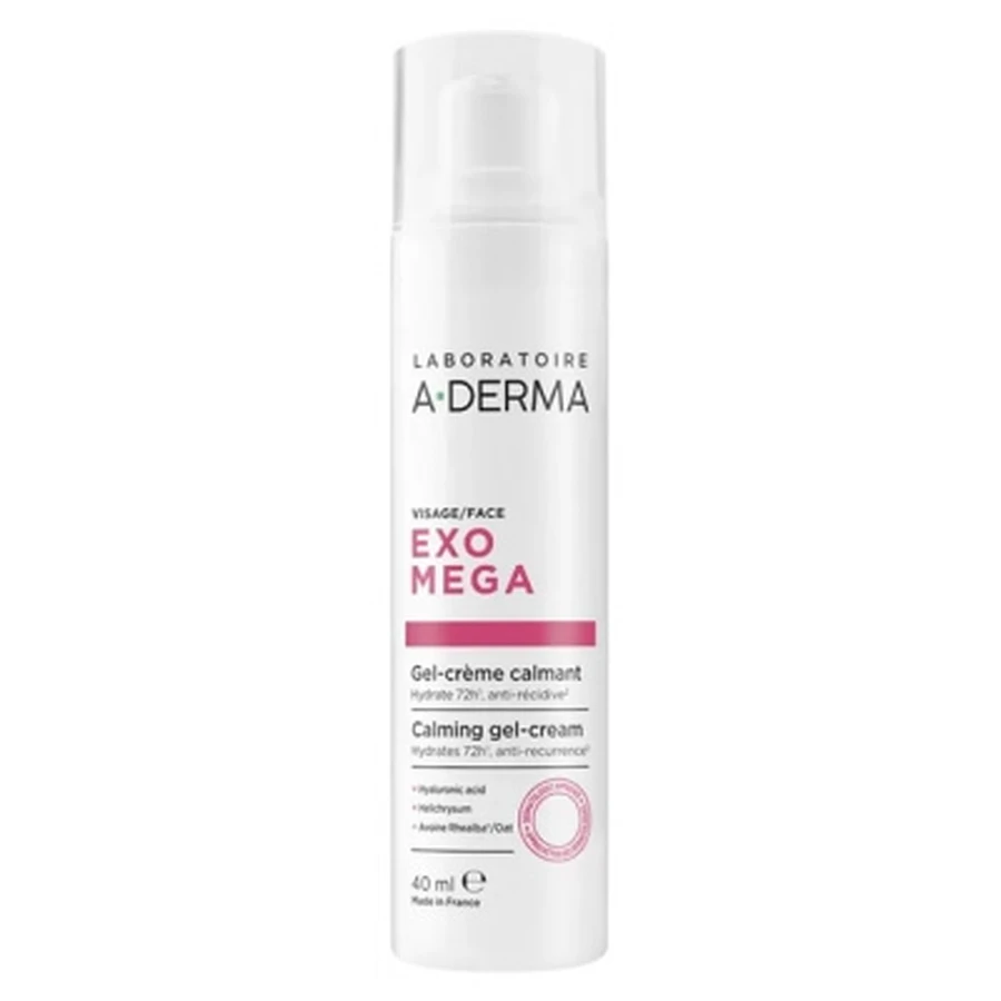 A-DERMA Exomega Control Gel-cremă calmantă pentru față 40 ml