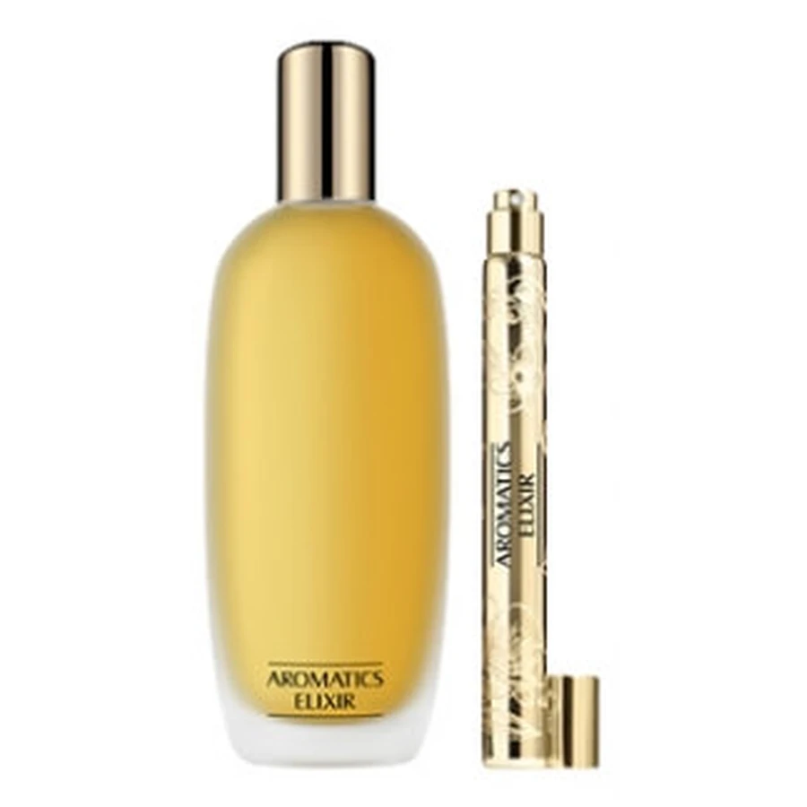 Clinique Aromatics Elixir – Set cu apă de parfum Signature și varianta de călătorie