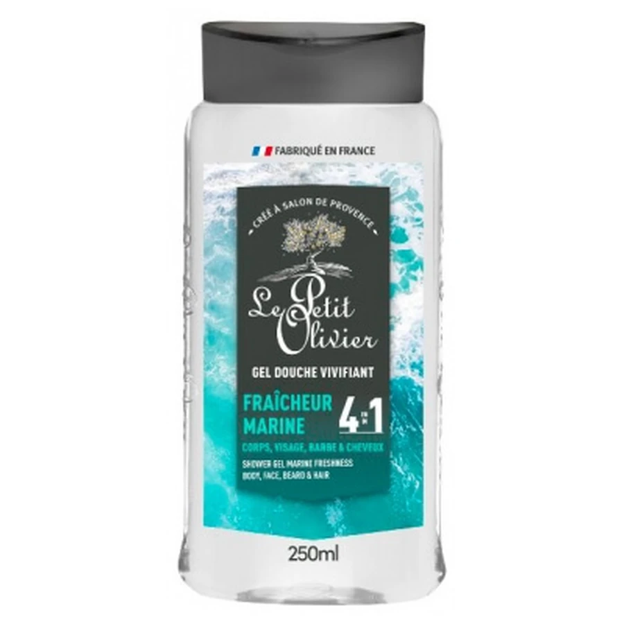 Le Petit Olivier 4-in-1 Verfrissende douchegel, Maritieme frisheid, 250 ml