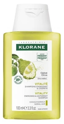 Klorane Lightness - Voor normaal tot vet haar: Citroen-shampoo, 100 ml