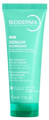 Bioderma Sébium Gommant micro-exfoliërende reinigingsgel 75 ml