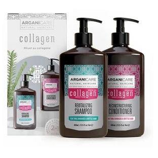 Arganicare Set Duo Revitalizant & Creștere a volumului cu colagen