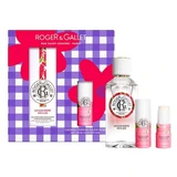 Roger & Gallet Red Ginger Well-Being geurwater cadeauset 100 ml + gratis Well-Being vast parfum (roos) 5 g