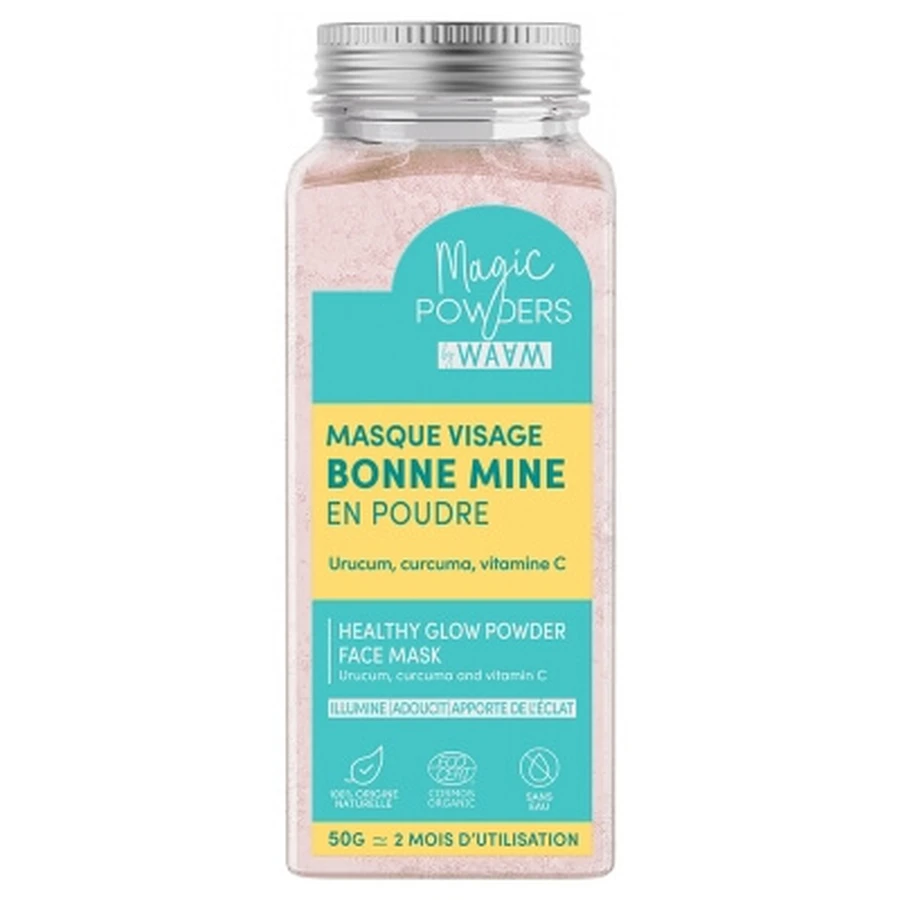 Waam Magic Powders Biologisch gezichtsmasker voor een gezonde glans 50 g