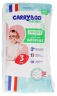 Carryboo Nature natuurlijke luiers met motiefjes, 50 stuks, maat 3 (4–9 kg)