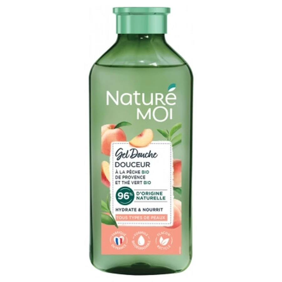 Naturé Moi Gentle Peach and Organic Green Tea Shower Gel, 250 ml