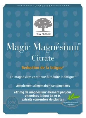 New Nordic Magic Magnesiumcitraat 60 tabletten