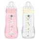 MAM Easy Active 2 Baby Bottles for Infants 330 ml 6 Months and Up Very Fast Flow