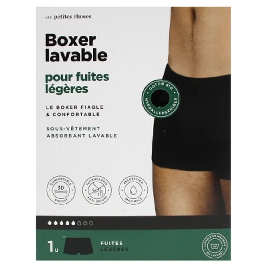 Les Petites Choses Boxer Lavable Homme Fuites Légères