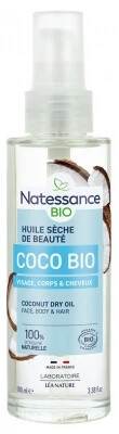 Natessance Coco Beschermende en verzorgende biologische droge olie 100 ml