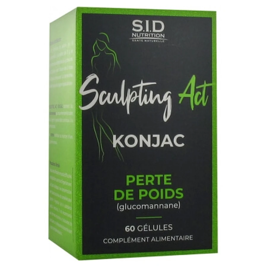 S.I.D Nutrition Sculpting Act Konjac zur Gewichtsreduktion, 60 Kapseln