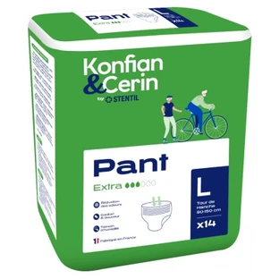 Stentil Konfian & Cerin Pant Extra 14 Absorberend ondergoed voor volwassenen, maat L
