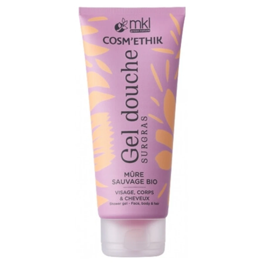 MKL Green Nature Cosm'Ethik Gel de duș hidratant cu mure sălbatice ecologice 200 ml