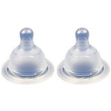 Silicone nipple set-size XL, 7 months+, 2 pcs, Spectra