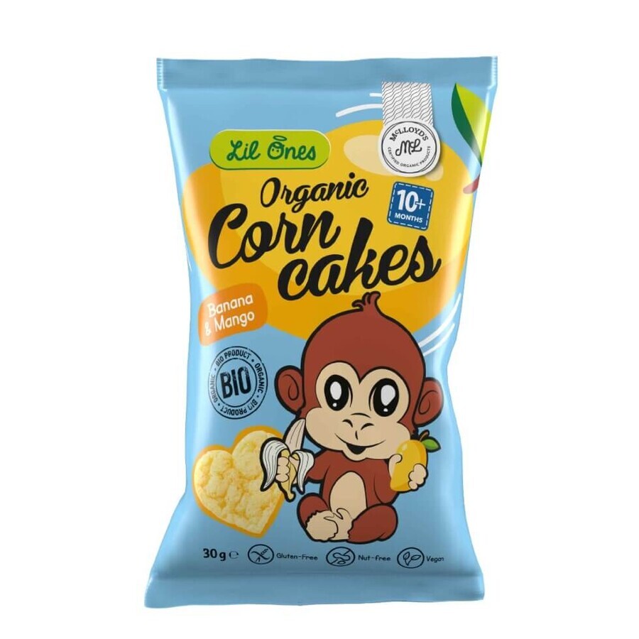 Banana and mango corn snacks, 30 g, Mc Lloyd's