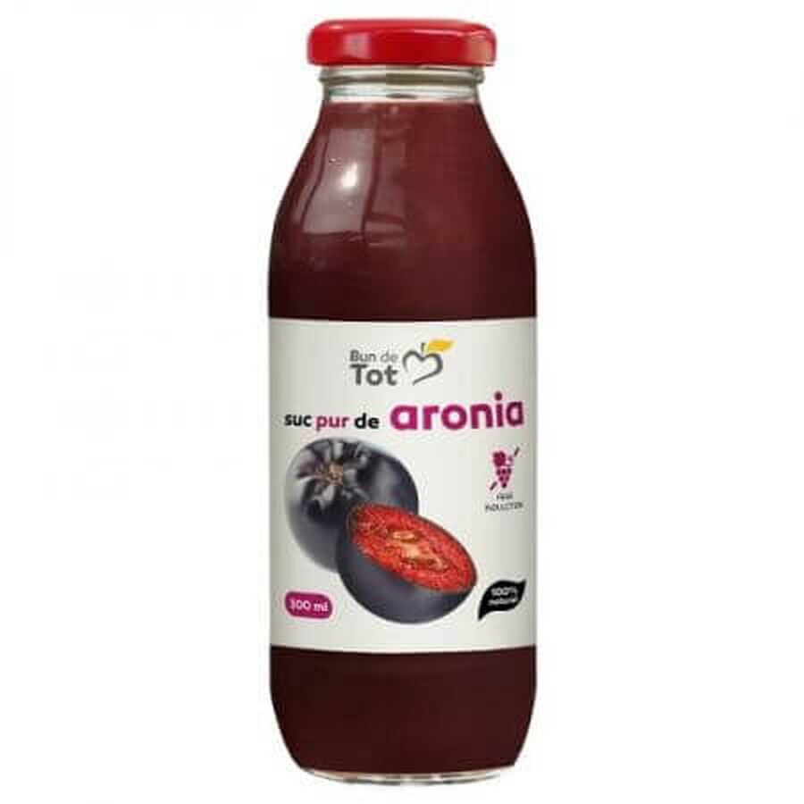 Bun de Tot succo di aronia senza edulcoranti, 300 ml, pianta di Dacia