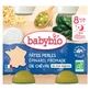 Babybio Good Night Spinazie en Geitenkaas Parelpasta, vanaf 8 maanden, biologisch, 2 potjes van elk 200 g