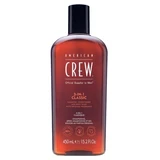 American Crew 3-in-1 Shampoo, Conditioner & Body Wash for Hair and Body (450 ml), Revitalizing, moisturizing, and soothing